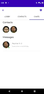 Neymar Fake Video Call android App screenshot 1